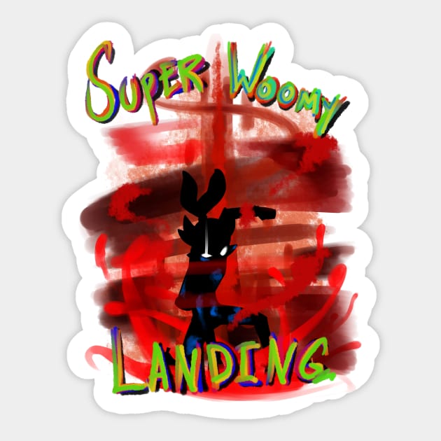 Super Landing Sticker by Rage